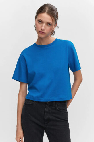 Mango Women T-shirt Short Sleeve