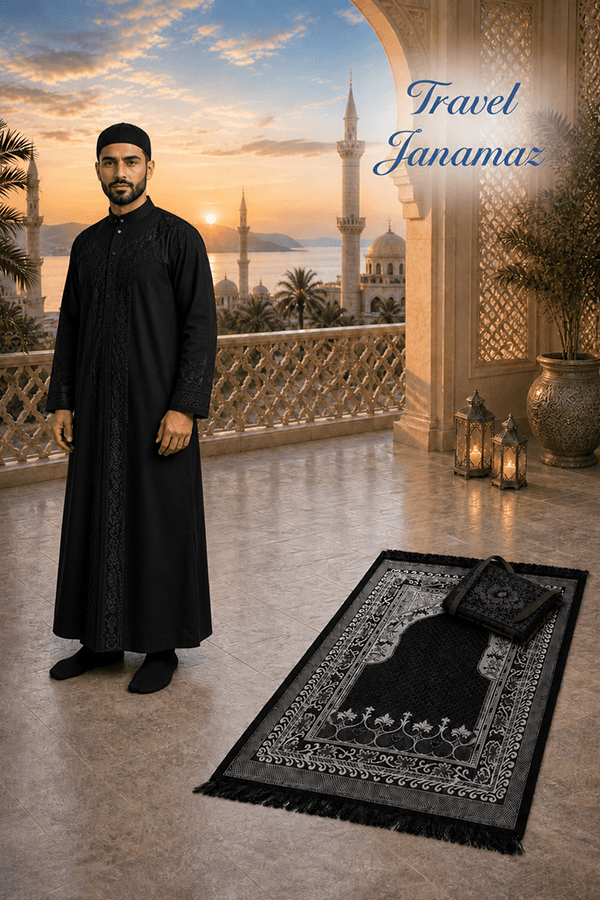 Ultra Premium Travel Janamaz J1 - Black Ultra Premium Travel Janamaz J1 - Black