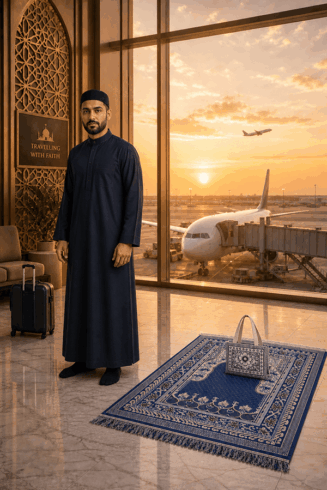Ultra Premium Travel Janamaz J1 - Blue