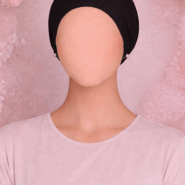 Black Hijab Cap