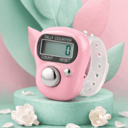 Digital Zikr Counters - Baby Pink