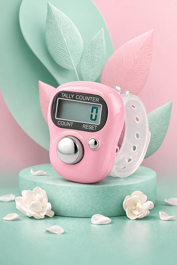 Digital Zikr Counters - Baby Pink Digital Zikr Counters - Baby Pink