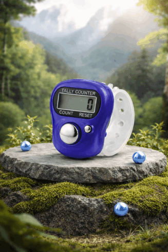Digital Zikr Counters - Navy Blue