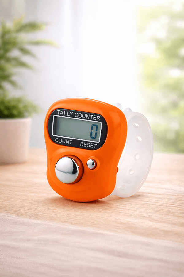 Digital Zikr Counters - Orange Digital Zikr Counters - Orange