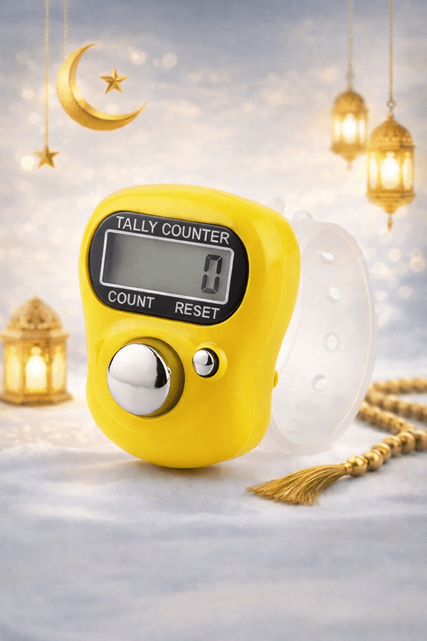 Digital Zikr Counters - Yellow Digital Zikr Counters - Yellow