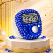 Diamond Zikr Counters - Navy Blue