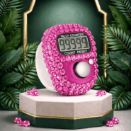 Diamond Zikr Counters - Pink