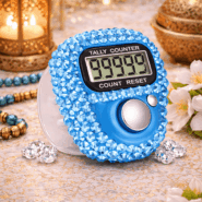 Diamond Zikr Counters - Sky Blue