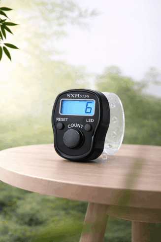LED Digital Zikr Counters with Box - Black