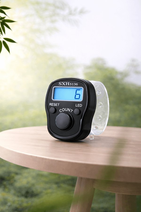 LED Digital Zikr Counters - Black LED Digital Zikr Counters - Black