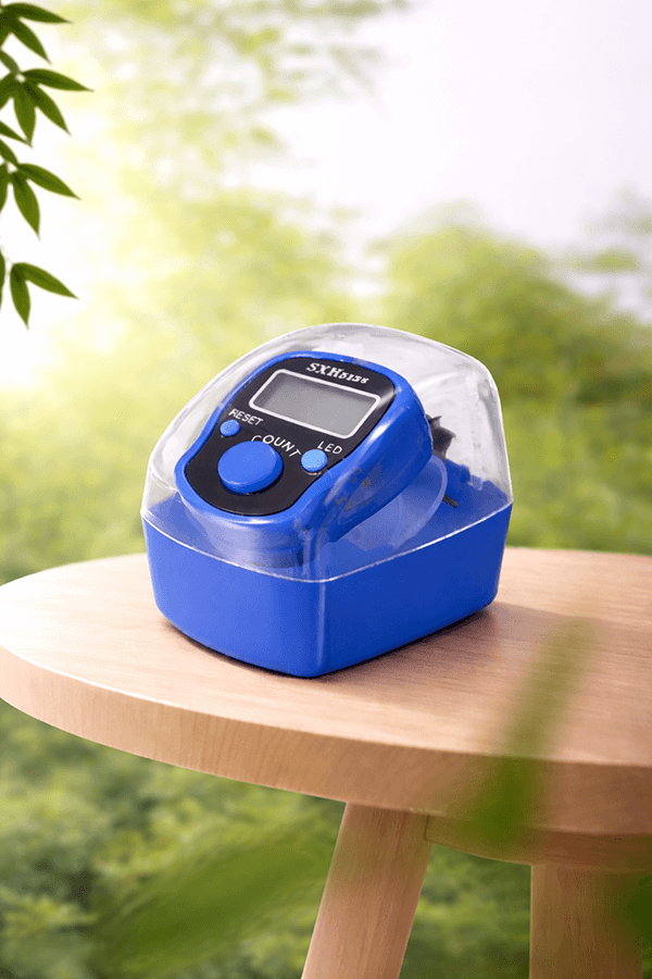 LED Digital Zikr Counters with Box - Navy Blue LED Digital Zikr Counters with Box - Navy Blue