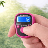 LED Digital Zikr Counters with Box - Pink
