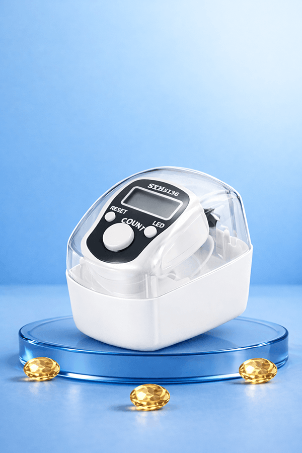 LED Digital Zikr Counters with Box - White LED Digital Zikr Counters with Box - White