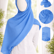 Georgette Scarf - Set 1 - Basic - Sky Blue
