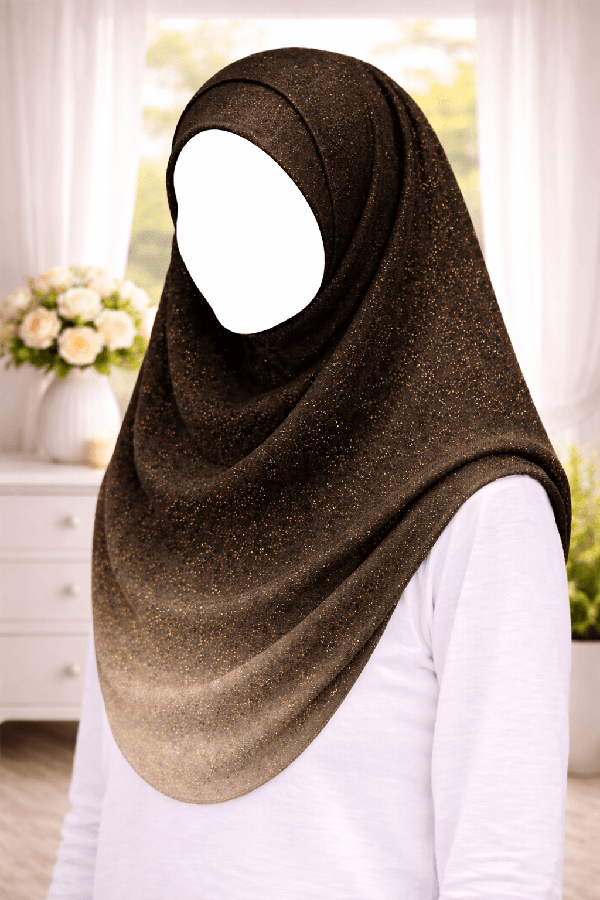 Georgette Scarf - Economic - Golden Olive Glow Georgette Scarf - Economic - Golden Olive Glow