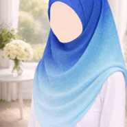Georgette Scarf - Economic - Ocean Glow Blue